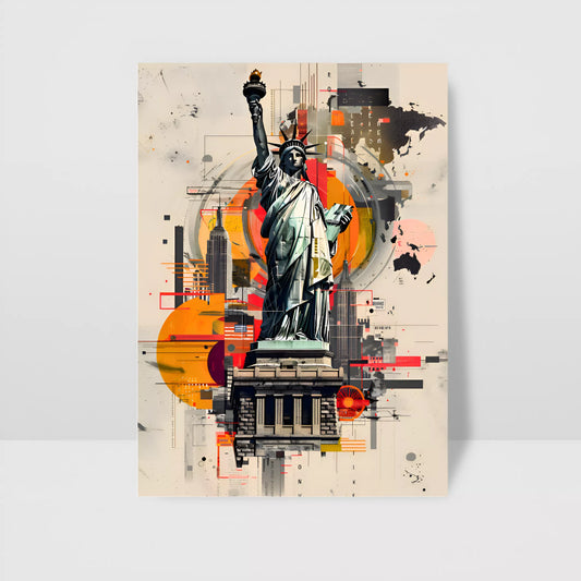 New York Contemporary Style Poster