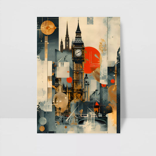 London Contemporary Style Poster