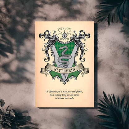 Slytherin Emblem Poster