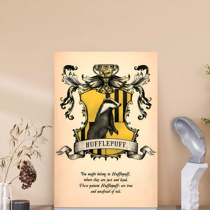 Hufflepuff Emblem Poster