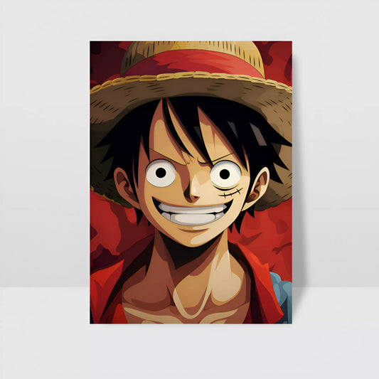 Luffy Face One Piece Poster