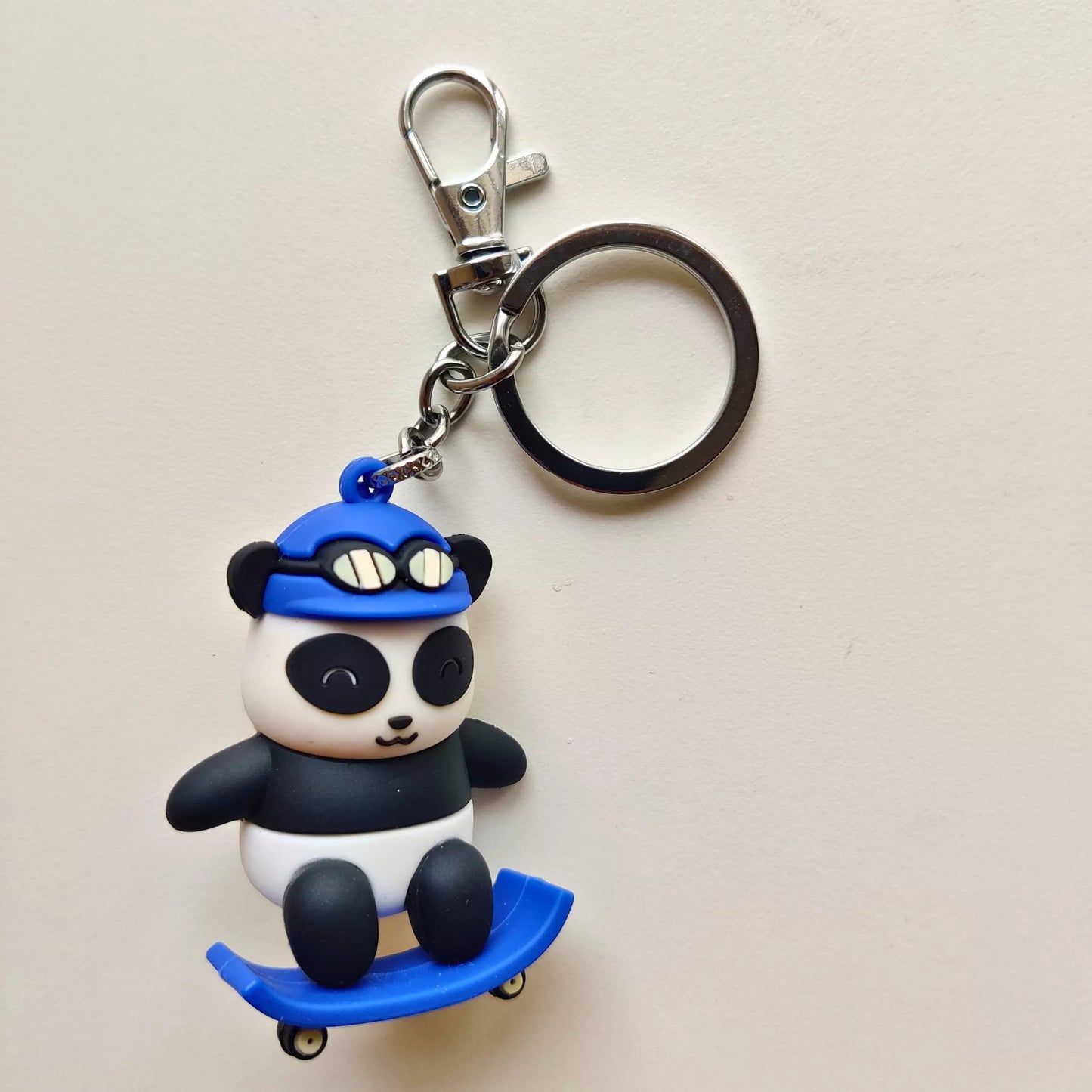 panda-on-skateboard-keychain