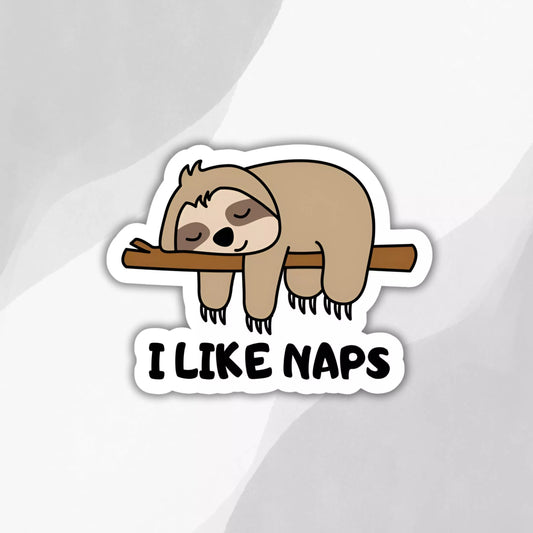 Sleepy Sloth Sticker