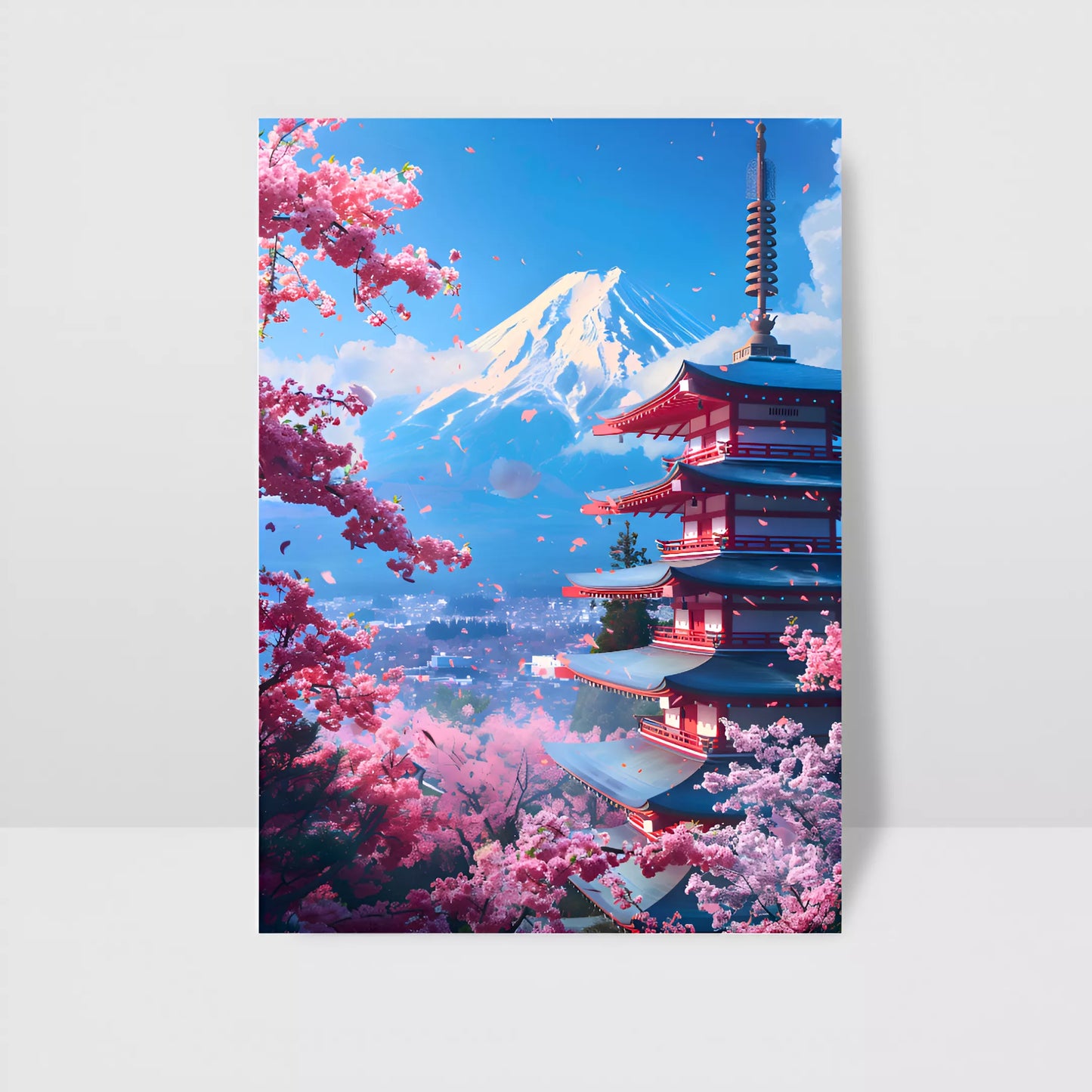 mount-fuji-in-bloom-poster