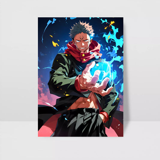 yuji-itadori-jujutsu-kaisen-poster