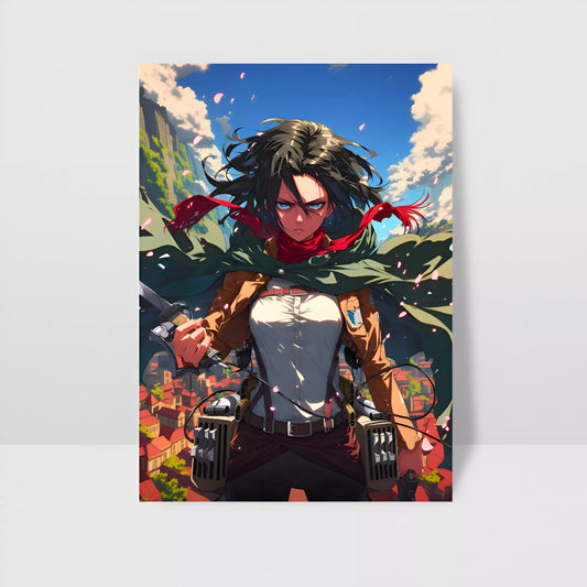 mikasa-ackerman-attack-on-titan-poster