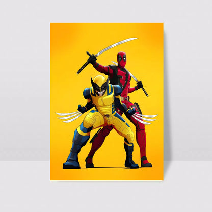 Wolverine and Deadpool Dynamic Duo Poster