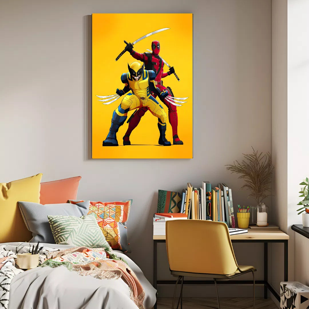 Wolverine and Deadpool Dynamic Duo Poster