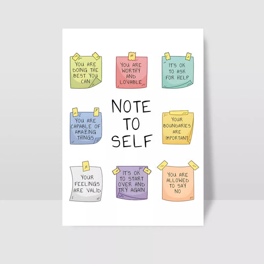 note-to-self-poster