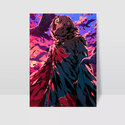 Itachi Uchiha Sunset Poster