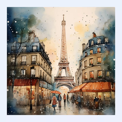 Parisian-Watercolor-Streets-Fridge-Magnet