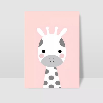 Gentle-Giraffe:-The-Adorable-Nursery-A4-Poster