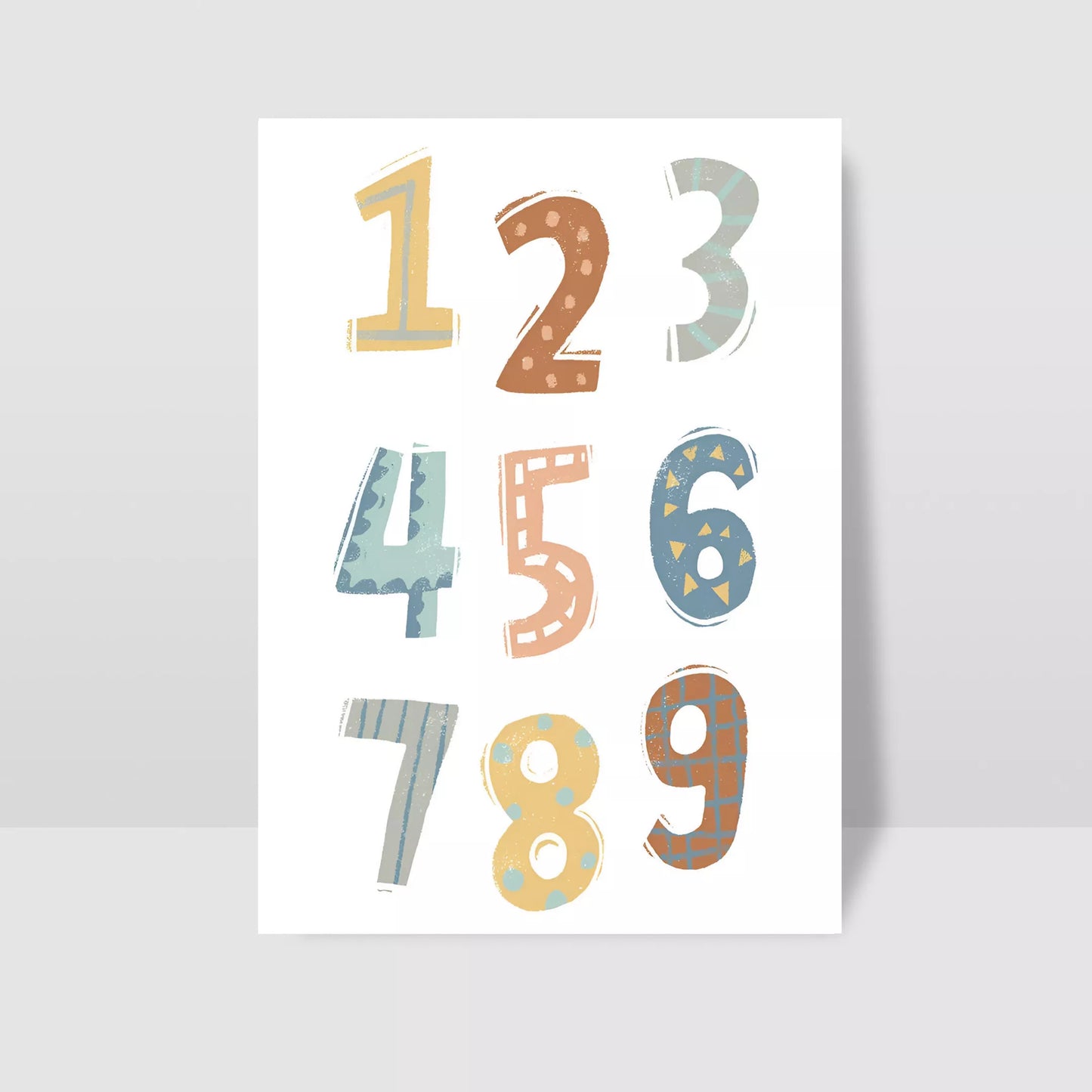 Counting-Whimsy:-A-Textured-Numbers-A4-Poster