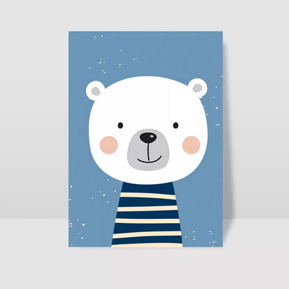 Nautical-Bear:-The-Seafaring-Companion-A4-Poster