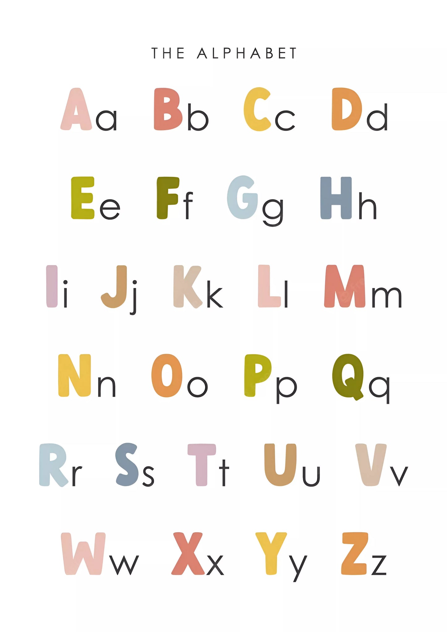 Alphabetical-Charm:-A-Colorful-Journey-Through-Letters-A4-Poster