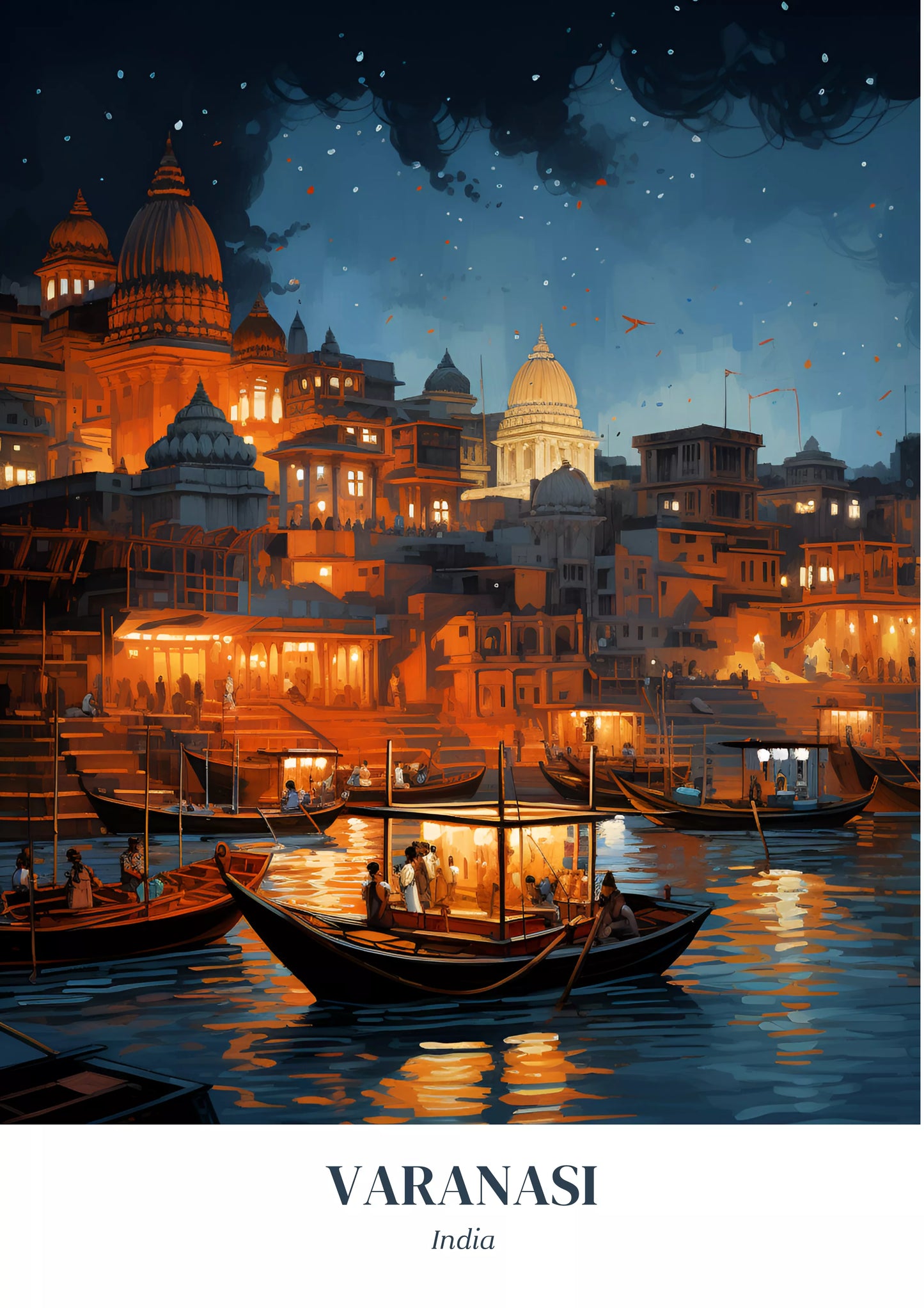 Eternal-Ganges:-Varanasi's-Twilight-Glow