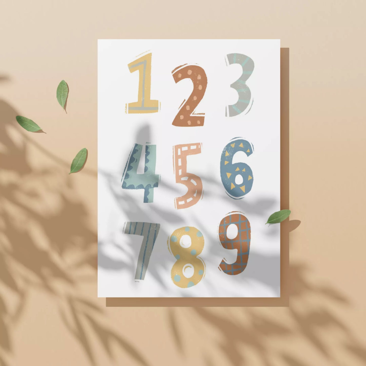 Counting-Whimsy:-A-Textured-Numbers-A4-Poster