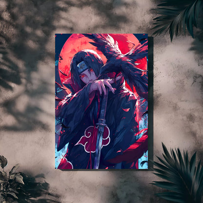 mysterious-itachi-uchiha-the-ravens-silhouette-poster