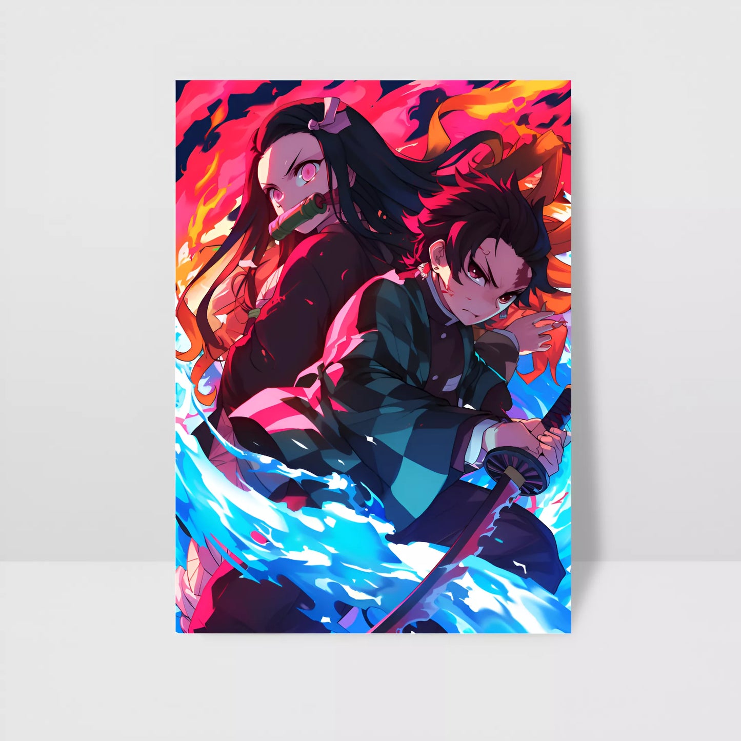 blazing-spirits-tanjiro-and-nezuko-poster