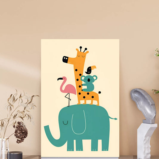 Safari-Friends:-A-Tower-of-Joy-A4-Poster