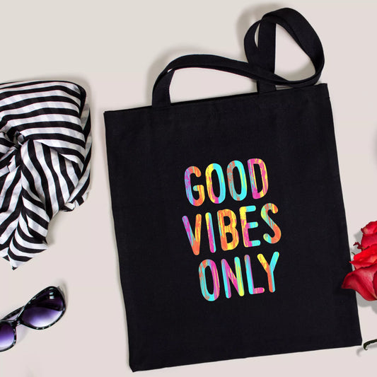 Good-Vibes-Only-Holographic-Tote-Bag