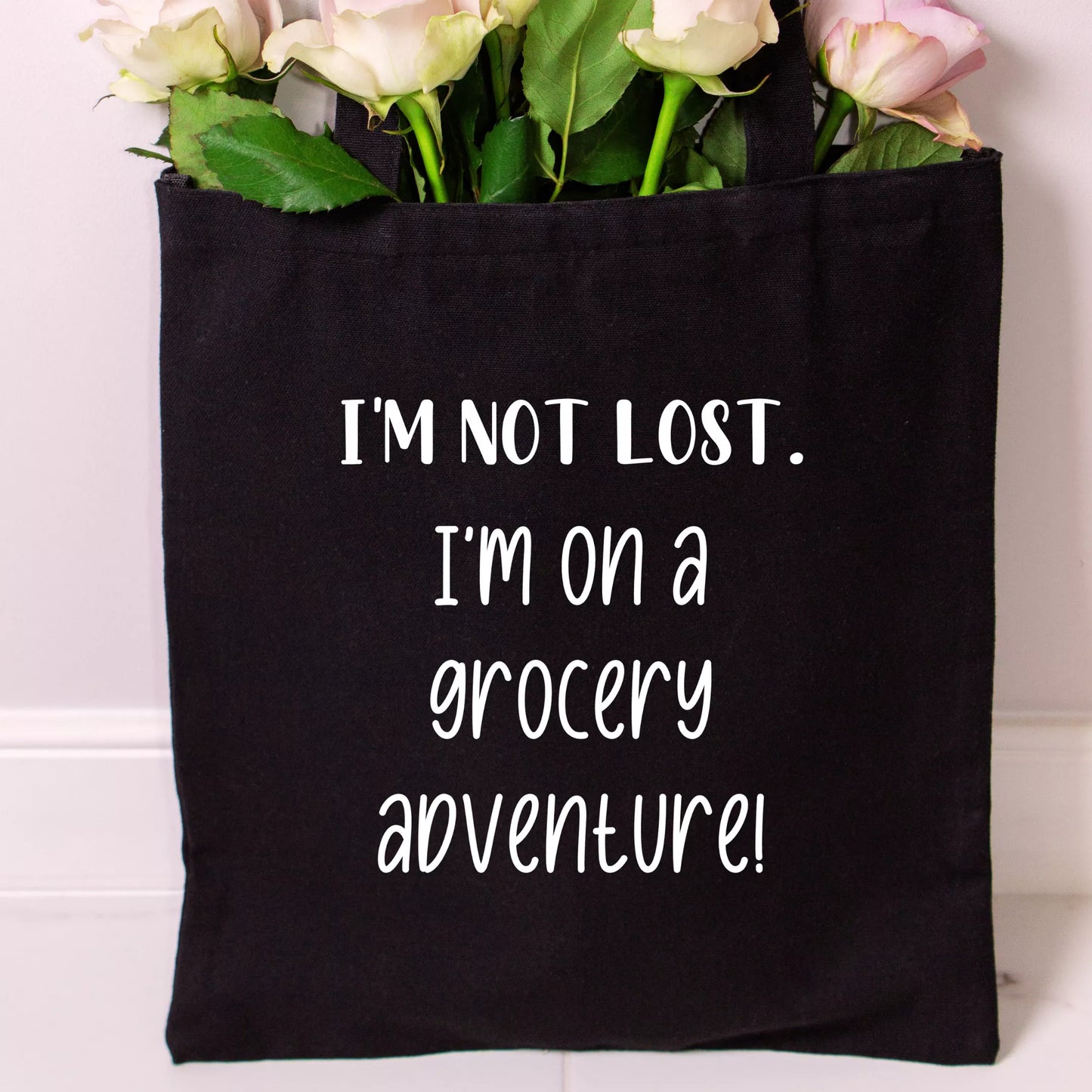 Grocery-Adventure-Quote-Tote-Bag