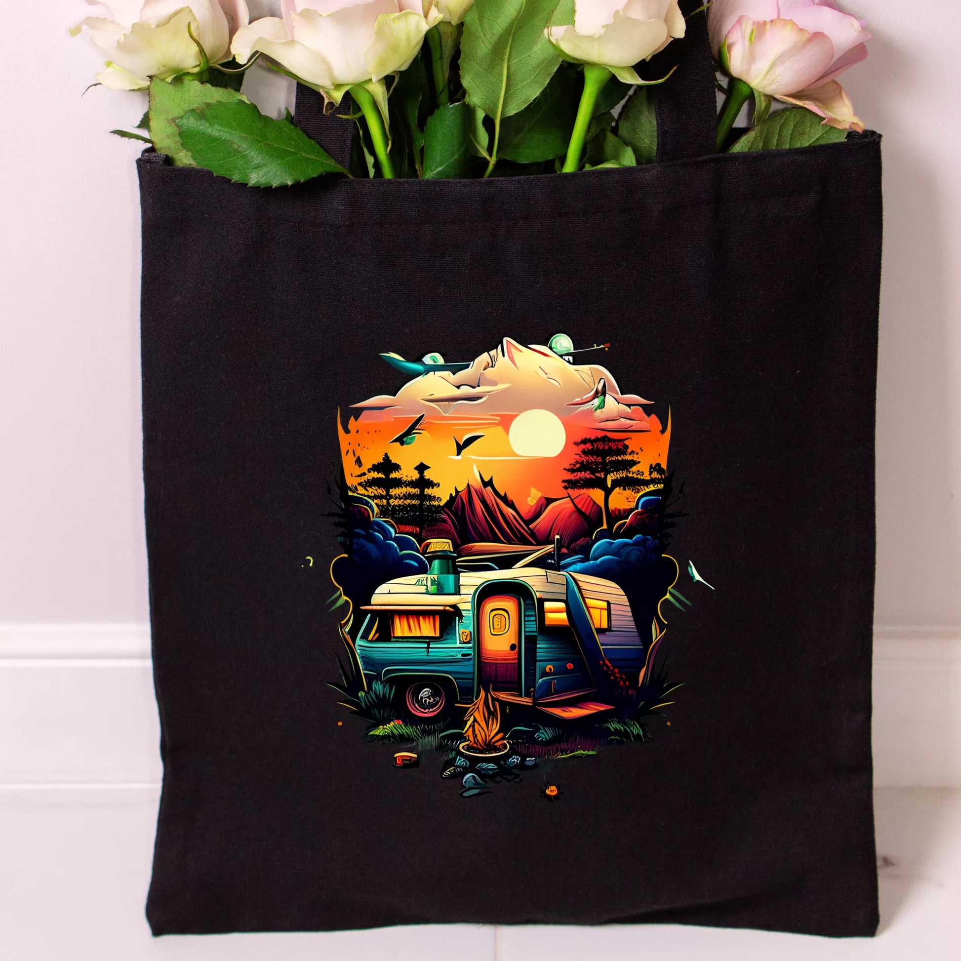 Campervan-Wilderness-Adventure-Tote-Bag