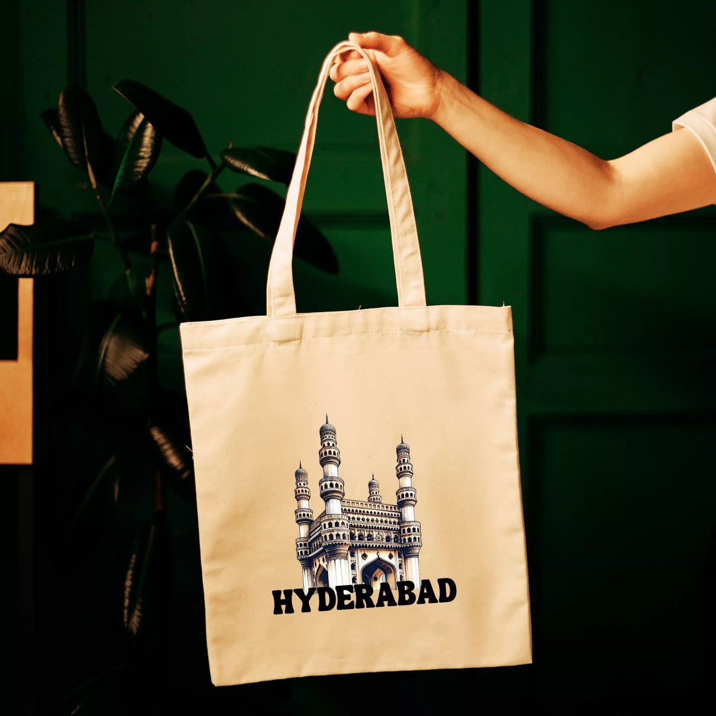 Hyderabad-Charminar-Chic-Tote-Bag