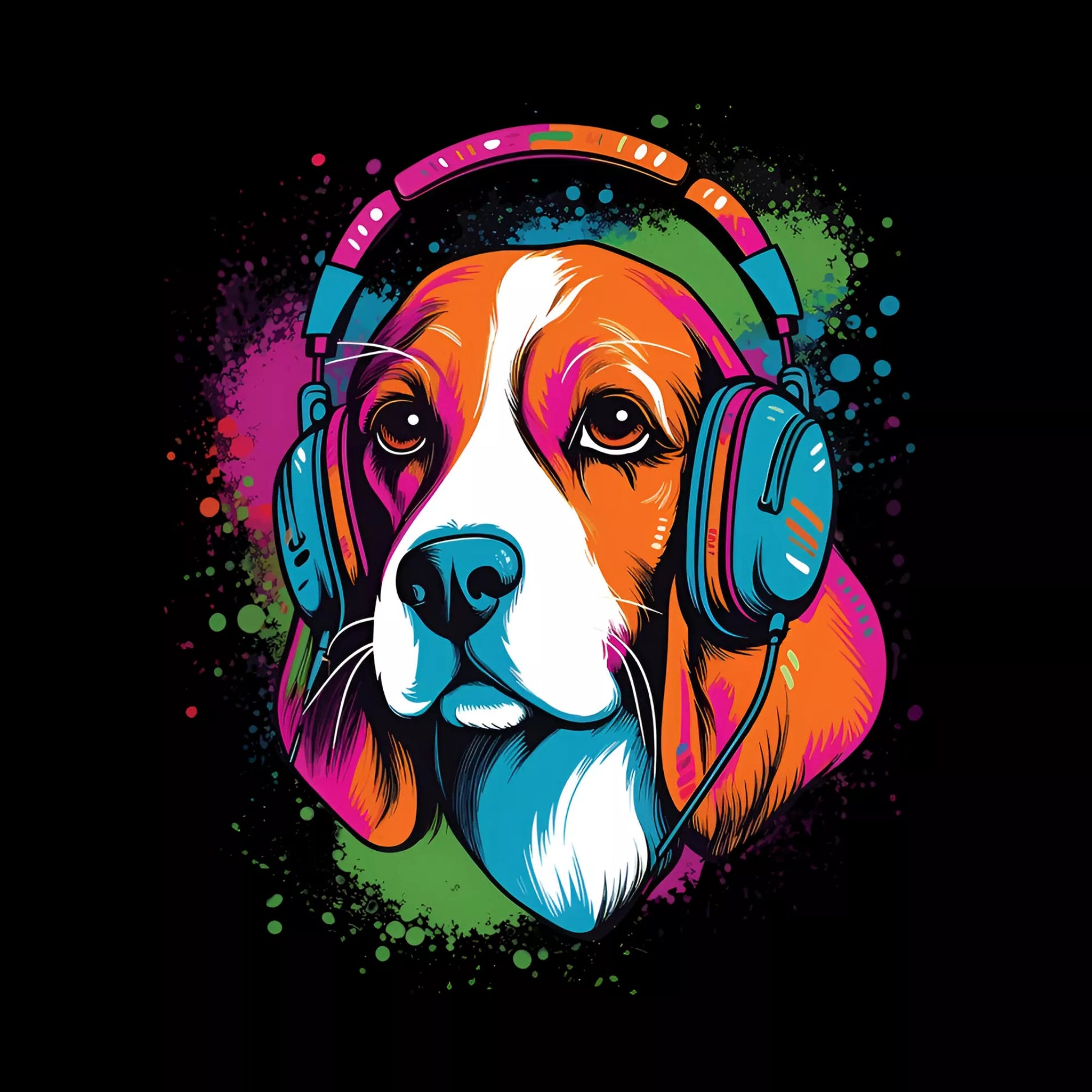 Groovy-Beats-Dog-Headphone-Tote-Bag