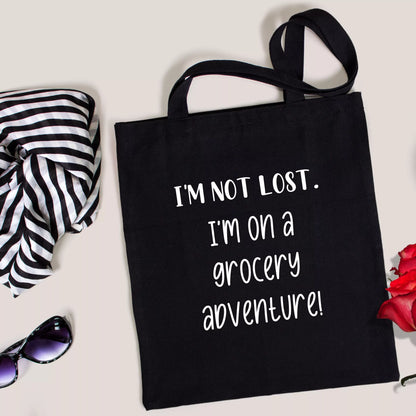 Grocery-Adventure-Quote-Tote-Bag